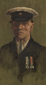 Portræt af G. Marshman, 62., ca. 1920 (olie på panel) af George Edmund Butler
