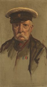 Portræt af J. Cole, 7., ca. 1920 (olie på panel) af George Edmund Butler
