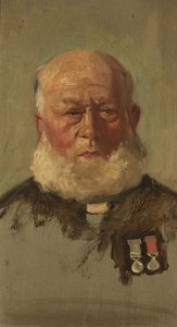 Portræt af J. Summers, R.N., ca. 1920 (olie på panel) af George Edmund Butler