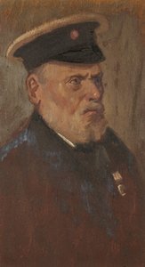 Portrætter af C. Parson, R.A., ca. 1920 (olie på panel) af George Edmund Butler