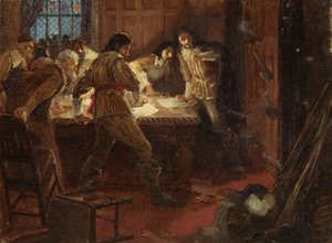 Yeamans og Bowcher overraskede, mens de planlagde at levere Bristol Castle til kongen