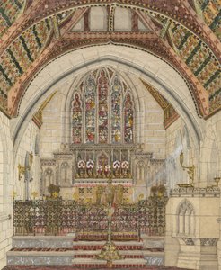 Design til polykromatisk udsmykning af en kirke