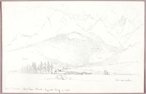 Bad Moos, Sexten Thal, Tyrol af George Elbert Burr