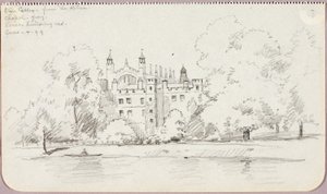 Eton College fra floden af George Elbert Burr