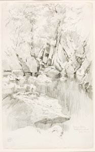 Fairy Glen, Bettws-y-Coed af George Elbert Burr