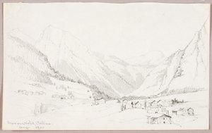 Fra vores hotel i Cortina af George Elbert Burr