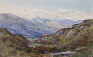 Fra oven Pont-y-Pant, 1899. af George Elbert Burr