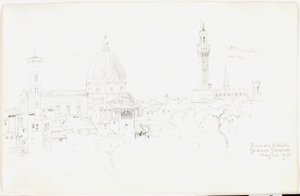 Fra Boboli-haverne i Firenze af George Elbert Burr