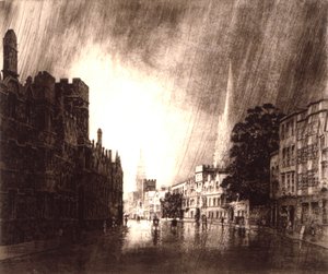 High Street, Oxford af George Elbert Burr