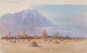 I nærheden af Villeneuve, Suisse, 1898. af George Elbert Burr