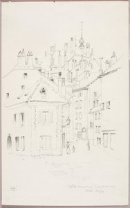 Gamle huse, Lausanne af George Elbert Burr