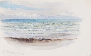 Kysten ved Pwllheli i det nordlige Wales af George Elbert Burr