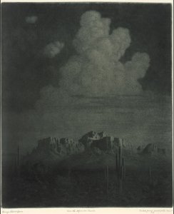 Superstition Mountain, Apache Trail, Arizona, til højre [nr. 2]
