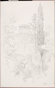 Sibyllens tempel, Tivoli af George Elbert Burr