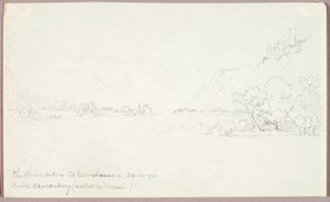 Rhinen nedenfor St. Goarshausen af George Elbert Burr
