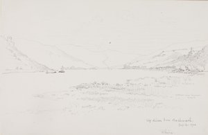 Op ad floden fra Bacharach, Rhinen af George Elbert Burr