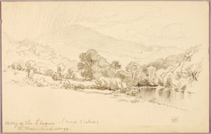 Llugwy-dalen (Moel Siabod), Nordwales af George Elbert Burr