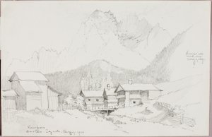 Udsigt fra Sextan, Tyrol af George Elbert Burr