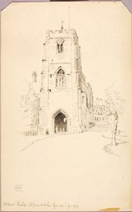 West Gate, Warwick af George Elbert Burr