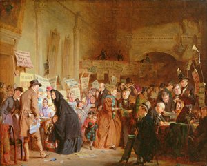 Valg af forældreløse børn i London Tavern, 1865 af George Elgar Hicks