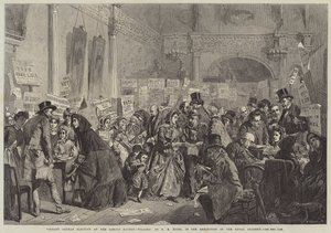 Valg af børnehjemsbørn på London Tavern, Afstemning af George Elgar Hicks