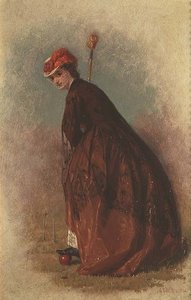 Krocketspilleren af George Elgar Hicks