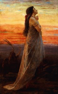 Klagesangen over Jeftas datter, 1871 af George Elgar Hicks