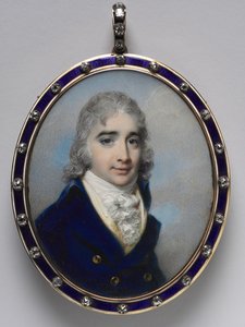 Portræt af en mand, ca. 1800. af George Engleheart