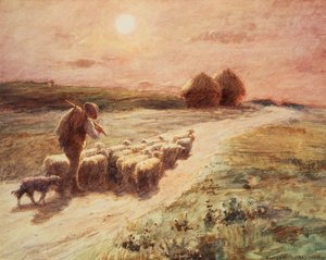 Dagens slutning, 1890 af George Faulkner Wetherbee