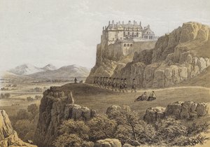 Stirling Castle (chromolitho) af George Fennel Robson
