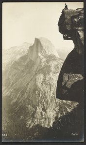 Glacier Point (3200 fod) og Half Dome (5000 fod)