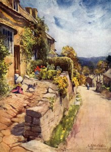 Bourton on te Hill af George Franck Nicholls