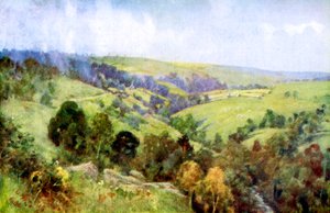 On the Hills nær Harrogate, Yorkshire, 1924-1926.