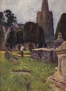 Painswick kirke af George Franck Nicholls