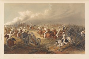 ?Hesteartilleri i aktion?, 1857 ca