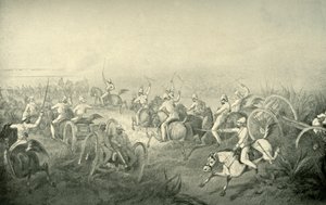 Indian Horse Artillery Galoping Into Action, 1850