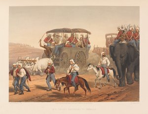 ?Tropper skynder sig til Umballa?, 1857 af George Francklin Atkinson