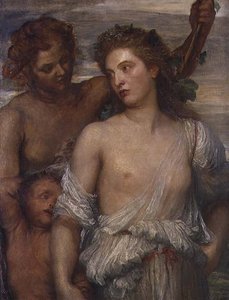 A Bacchante (olie på lærred)