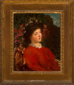 Portræt af Eveleen Tennant (senere fru F.W.H. Myers) 1876 (olie på lærred) af George Frederic Watts