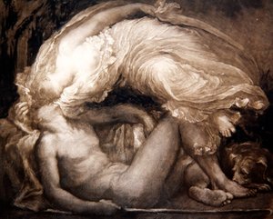 Endymion, graveret af Frank Short af George Frederick (after) Watts