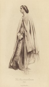 Virginia, grevinde Somers (litho) af George Frederick (after) Watts
