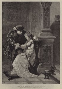 Henry VIII og Anne Boleyn af George Frederick Folingsby