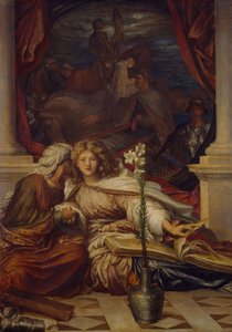 Britomart, 1877-78. af George Frederick Watts