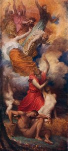 Evas skabelse, 1882 af George Frederick Watts