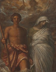 Tid, død og dom, 1866. af George Frederick Watts
