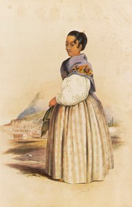 Nazea, hustru til Karel, en respekteret malaysisk præst i Cape Town af George French Angas
