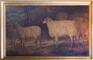 Forbedringen af South Down Breed af får i Holkham i Norfolk, 1793-1807 af George Garrard