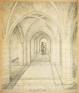 New College Oxford: Foreslået passage fra gamle til nye bygninger
