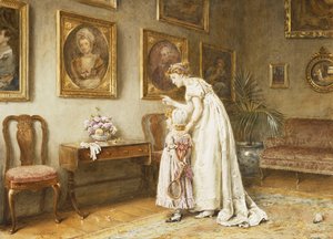 En lille familiehistorie, af George Goodwin Kilburne