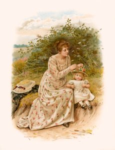 Tennysons Dora af George Goodwin Kilburne